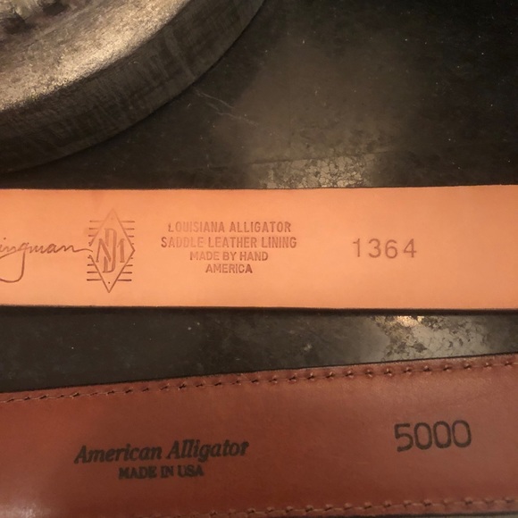 Men’s genuine alligator belts - Picture 8 of 16